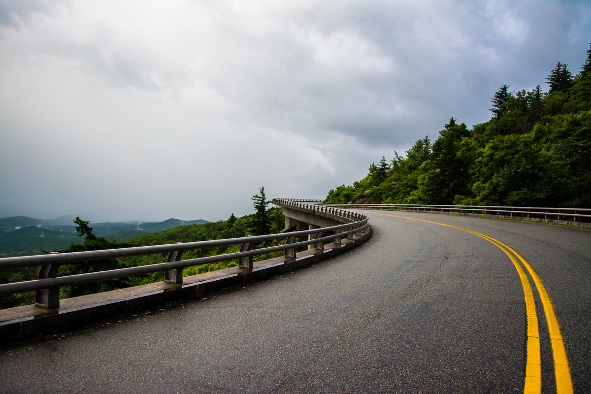 Great Smokey Mountain Highway Blue Ridge Parkway North Carolina